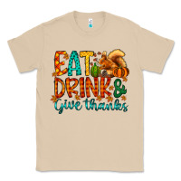 Mushroom eat drink give thanks Classic Tee - CowhideDigitalArt