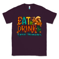 Plum eat drink give thanks Classic Tee - CowhideDigitalArt