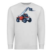 Dove Grey Telehandler Premium Sweatshirt - LillyAllenDesigns