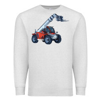 Oatmeal Heather Telehandler Premium Sweatshirt - LillyAllenDesigns