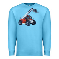 Ocean Blue Telehandler Premium Sweatshirt - LillyAllenDesigns