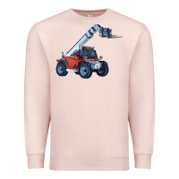 Pale Pink Telehandler Premium Sweatshirt - LillyAllenDesigns