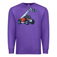 Purple Telehandler Premium Sweatshirt - LillyAllenDesigns