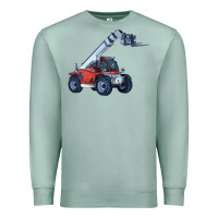 Seafoam Telehandler Premium Sweatshirt - LillyAllenDesigns