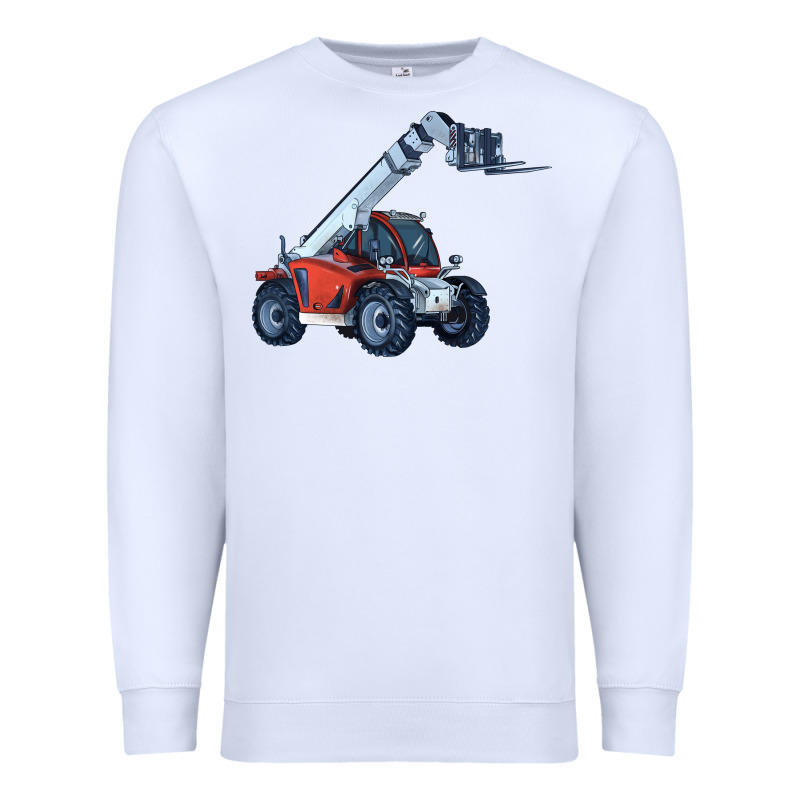Telehandler Premium Sweatshirt by LillyAllenDesigns | Teevron