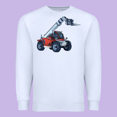 Telehandler Premium Sweatshirt Designed By Lillyallendesigns