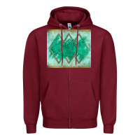 Burgundy green glitter Zipper Hoodie - JahusDesignShop