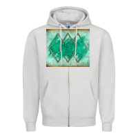 Dove Grey green glitter Zipper Hoodie - JahusDesignShop