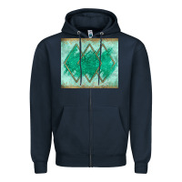 Navy green glitter Zipper Hoodie - JahusDesignShop