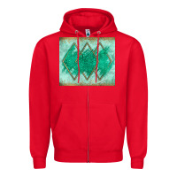 Red green glitter Zipper Hoodie - JahusDesignShop