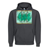 Smoke green glitter Zipper Hoodie - JahusDesignShop
