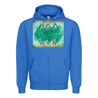 True Royal green glitter Zipper Hoodie - JahusDesignShop