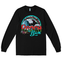 Black beach bum Long Sleeve Tee - SublimationCraftShop