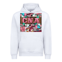 White cna Urban Hoodie - LillyAllenDesigns