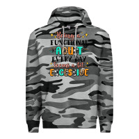 Slate Camo being a functional adult every day seems  a bit ex Premium Hoodie - MaliasSmallBusiness
