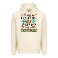 Tofu being a functional adult every day seems  a bit ex Premium Hoodie - MaliasSmallBusiness