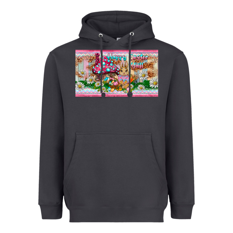 Happy Easter Y'all Rabbit Sippy Cup Heavyweight Hoodie by BarkalooDesign | Teevron