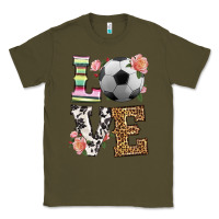 Army Green western love soccer Classic Tee - HRA Design Shop
