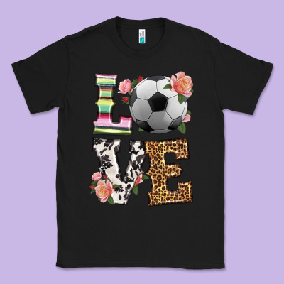 Western Love Soccer Classic Tee Designed By Hra Design Shop