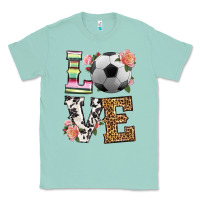Seafoam western love soccer Classic Tee - HRA Design Shop