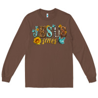 Chestnut jesus saves Long Sleeve Tee - HRA Design Shop