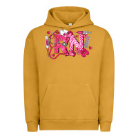 Pigment Peanut Butter rn breast cancer registered nurse Urban Hoodie - LillyAllenDesigns