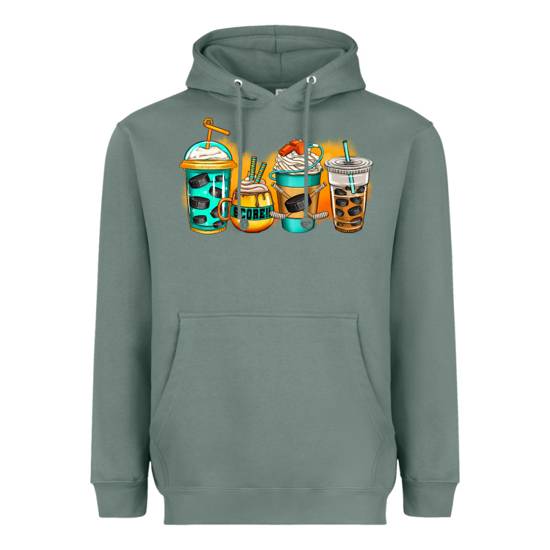 Ice Hockey Coffee Heavyweight Hoodie by Jasminsmagicworld | Teevron