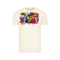 Vintage Arctic day of the dead coffee cups Vintage Tee - Zillion Design Studio