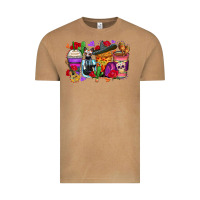 Day Of The Dead Coffee Cups Vintage Tee | Teevron