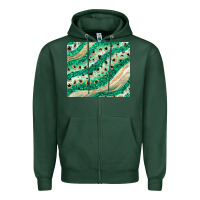 Sports Green green glitter Zipper Hoodie - JahusDesignShop