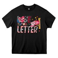 Black Love Letter Heavy Core Tee - SublimationCraftShop