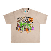French Oak happy halloween farm animals Urban Heavy Tee - Zillion Design Studio