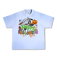 Grape Ice happy halloween farm animals Urban Heavy Tee - Zillion Design Studio