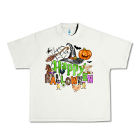 Pistachio happy halloween farm animals Urban Heavy Tee - Zillion Design Studio