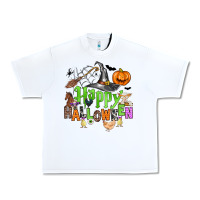 White happy halloween farm animals Urban Heavy Tee - Zillion Design Studio