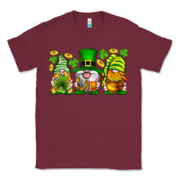Burgundy St. Patrick's Day gnomies Classic Tee - Neo Western