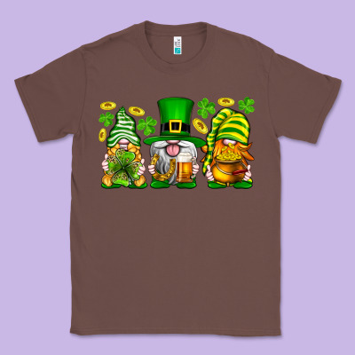 St. Patrick's Day Gnomies Classic Tee Designed By Neo Western