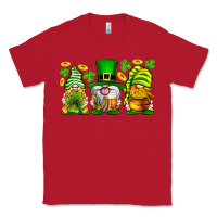 Red St. Patrick's Day gnomies Classic Tee - Neo Western