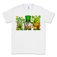 White St. Patrick's Day gnomies Classic Tee - Neo Western