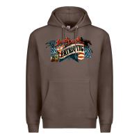 Coffee patriotic drunk america Premium Hoodie - NancyCooperArtShop