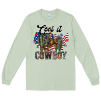 Matcha cool it cowboy Long Sleeve Tee - SublimationCraftShop
