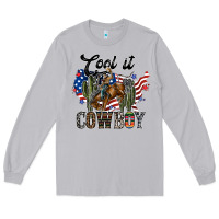 Moon Dust cool it cowboy Long Sleeve Tee - SublimationCraftShop