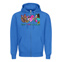 True Royal peace love hair stylist Zipper Hoodie - AdoDesignShop