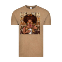 Vintage Coffee melanin kid Vintage Tee - texasbilliewilder