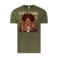 Vintage Olive melanin kid Vintage Tee - texasbilliewilder