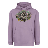 Lavender classy but trashy racoon Heavyweight Hoodie - NancyCooperArtShop