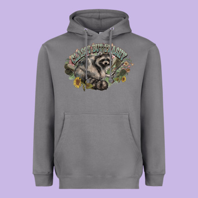 Classy But Trashy Racoon Heavyweight Hoodie Designed By Nancycooperartshop