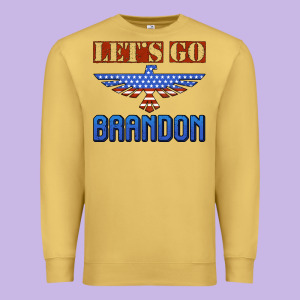 Let's Go Brandon Thunderbird Premium Sweatshirt Designed By Jasminsmagicworld
