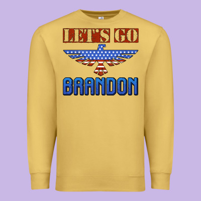 Let's Go Brandon Thunderbird Premium Sweatshirt Designed By Jasminsmagicworld