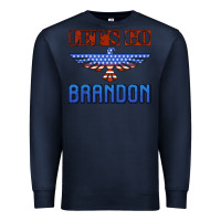 Navy let's go brandon thunderbird Premium Sweatshirt - Jasminsmagicworld